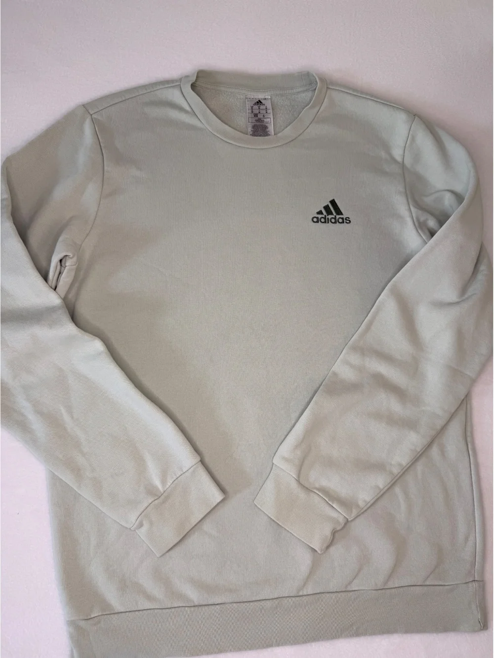 Adidas Mint Green Crewneck Sweatshirt Pullover Size M